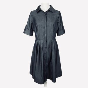 Liz Claiborne Circle dress Button Down 8 but fits 10